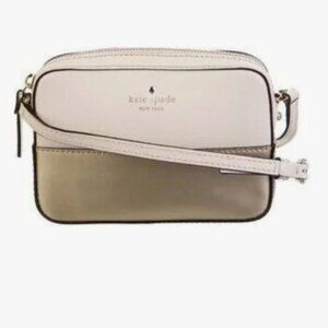 Kate Spade Highliner Clover Shoulder Crossbody Bag Gold